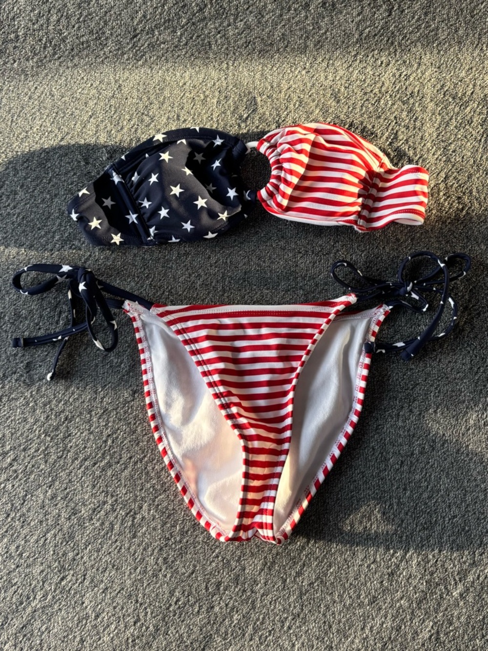 american flag bikini